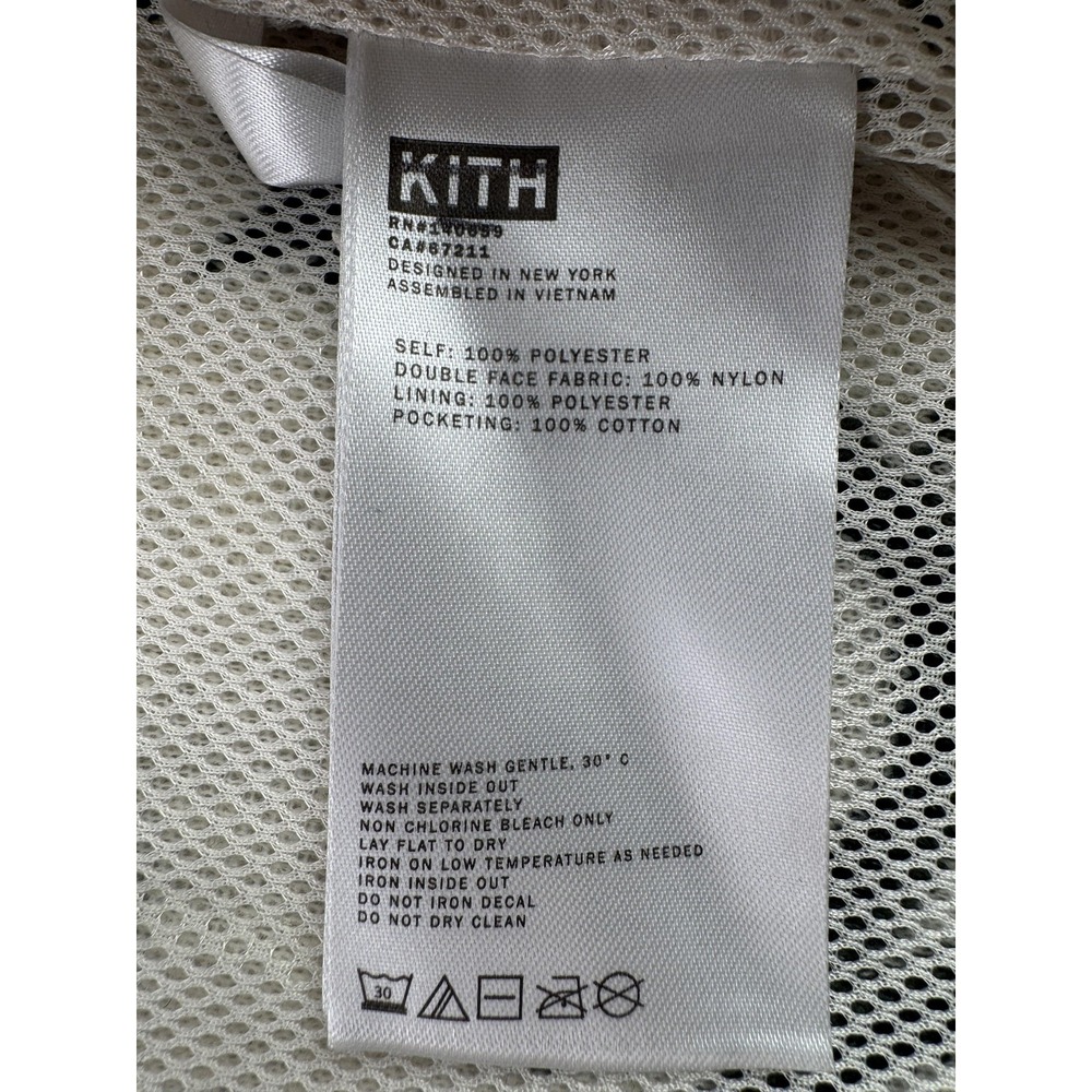 Kith Pinehurst Sherpa Fleece Jacket Mens XL White Paisley Kith & Kin Bomber - Picture 8 of 8